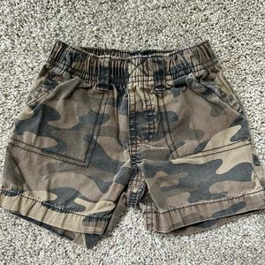 Carters Camo Shorts 12 months